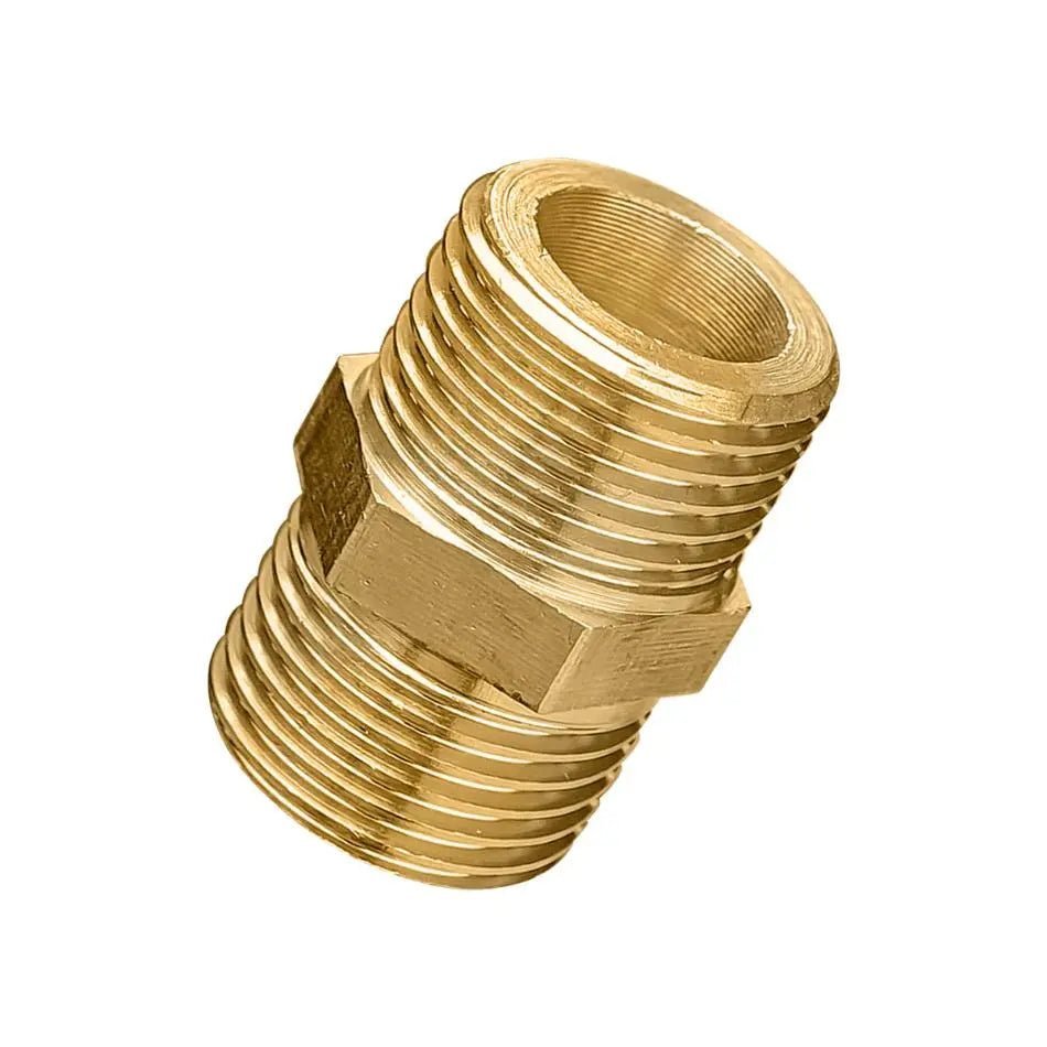 1/4" BRASS NIPPLE - GRAHAMS HARDWARE