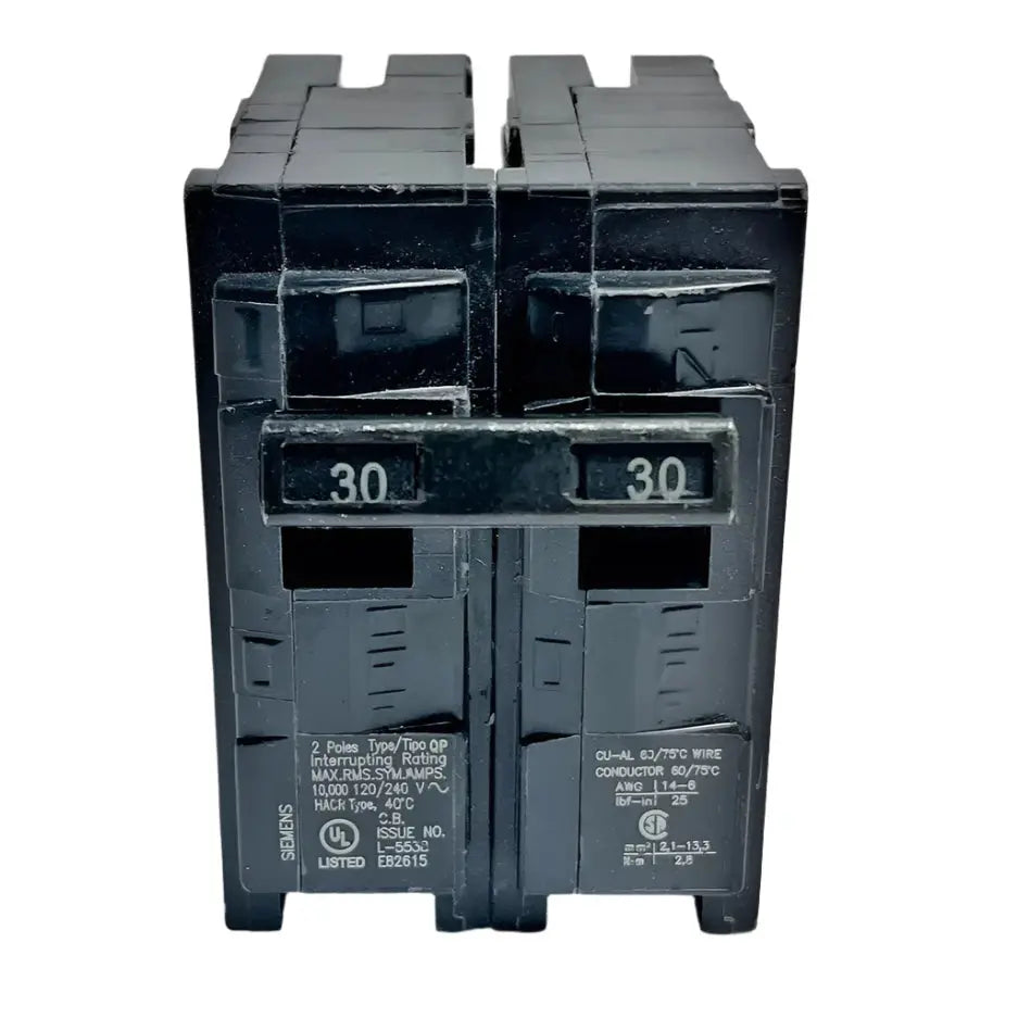 BREAKER 30A D/POLE.
