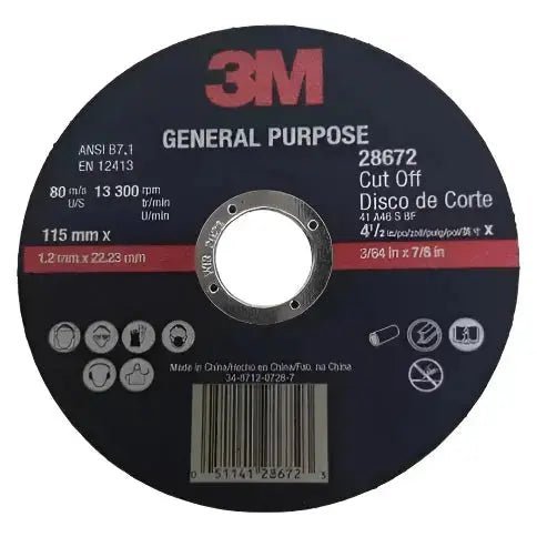 3M GRINDING DISC 7" 61055 - GRAHAMS HARDWARE