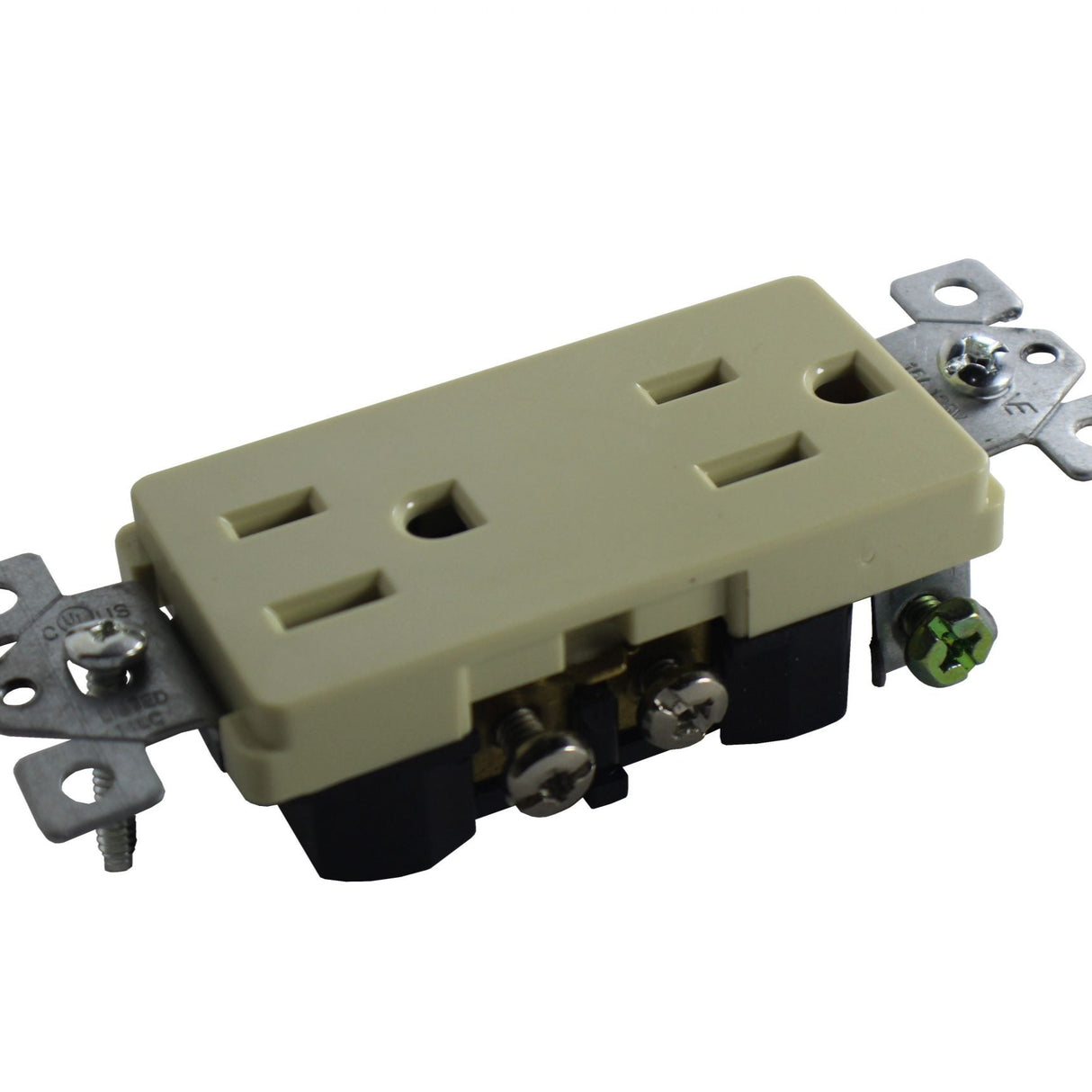 DECORA PLUG 3 PIN IVORY.