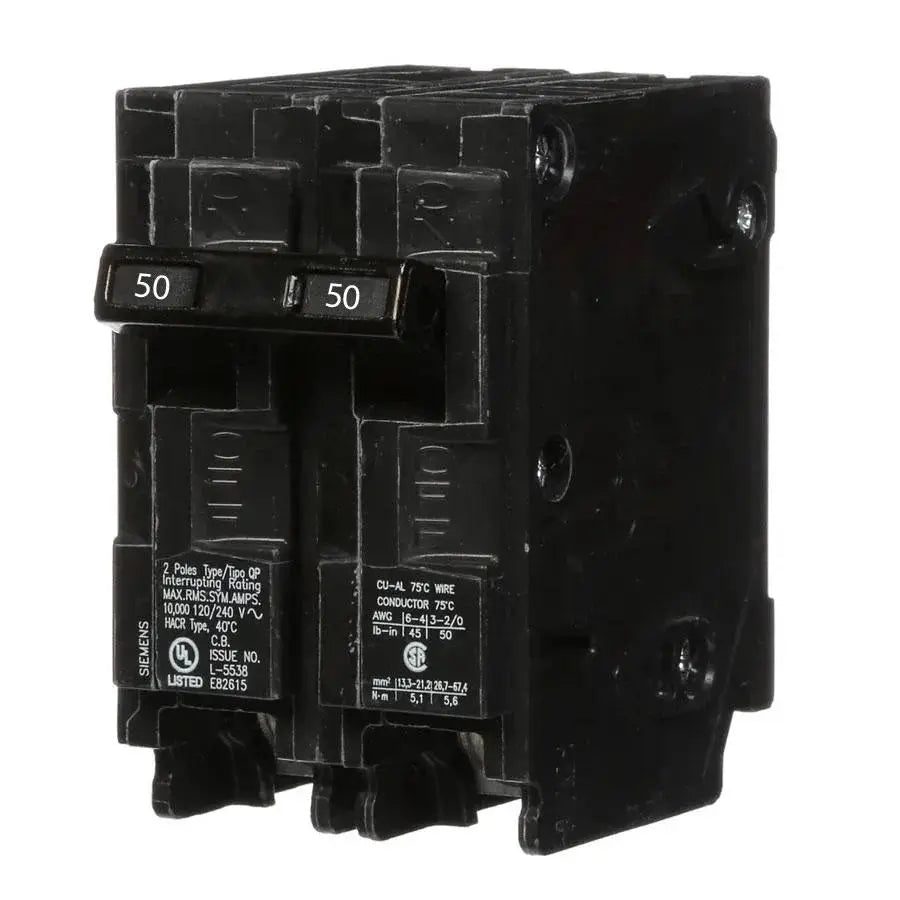 BREAKER 50A D/POLE.