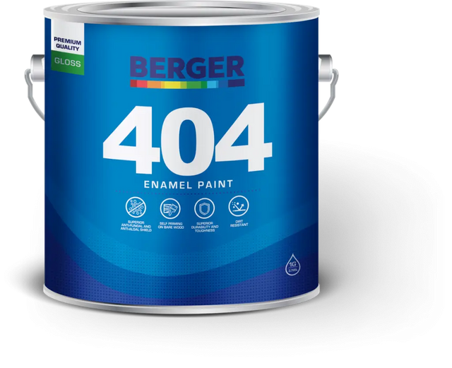 BERGER 404 ASH GREY GALLON.