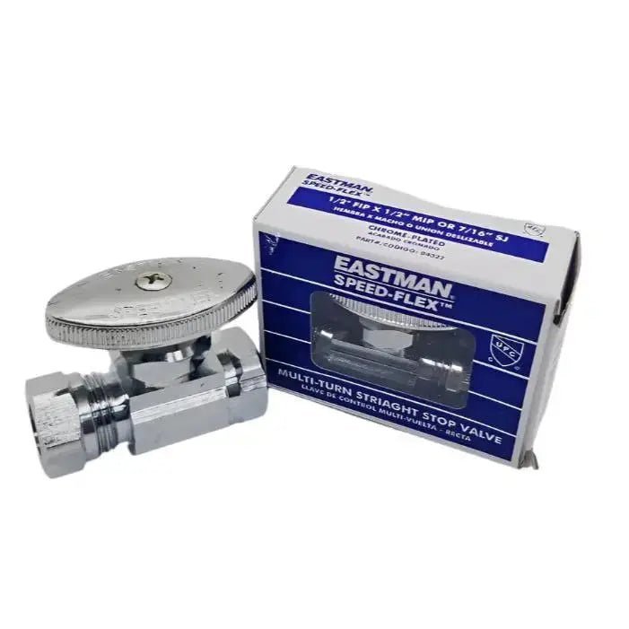 ANGLE VALVE 1/2X3/8" EASTMAN - GRAHAMS HARDWARE