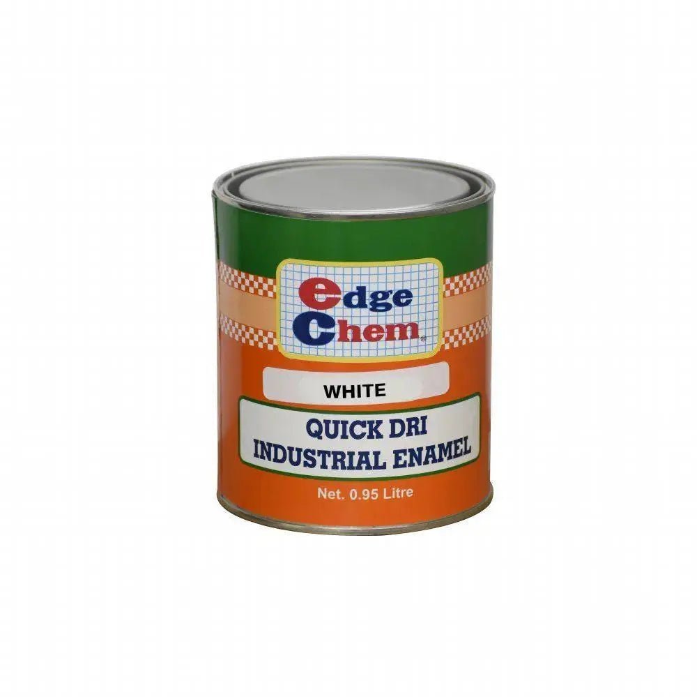 ECHEM INDUSTRIAL ENAMEL GLOSS WHITE QUART - GRAHAMS HARDWARE