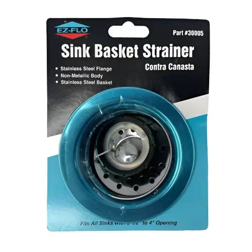 BASKET STRAINER PVC EZ-FLO 3-1/2"TO 4".