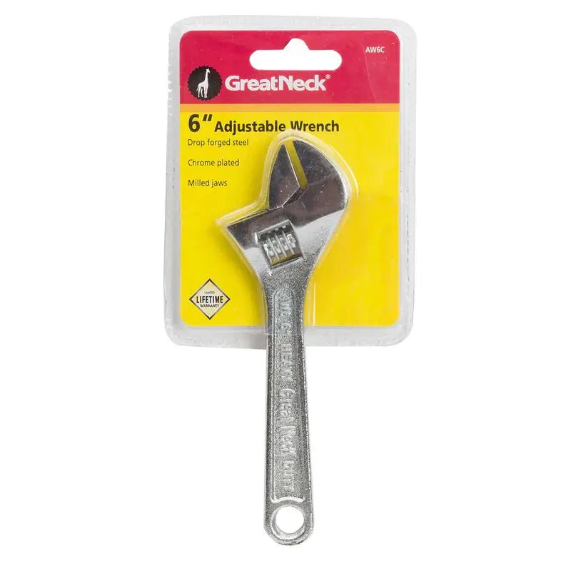 ADJUSTABLE WRENCH 6" GREAT NECK - GRAHAMS HARDWARE