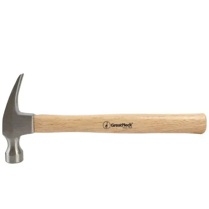 GREAT NECK 20oz WOOD HANDLE CLAW HAMMER - GRAHAMS HARDWARE