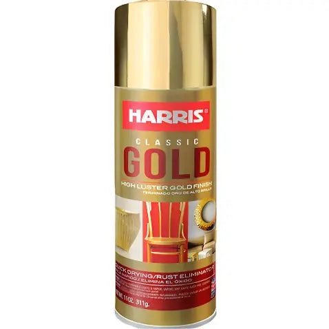 HARRIS SPRAY PAINT CLASSIC GOLD - GRAHAMS HARDWARE