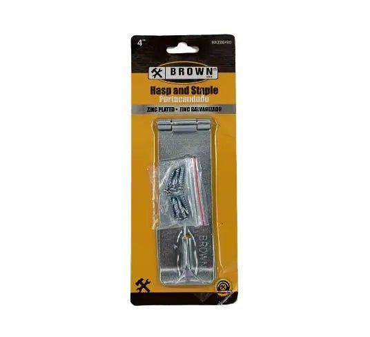 HASP & STAPLE 4" BRBJ00400 - GRAHAMS HARDWARE