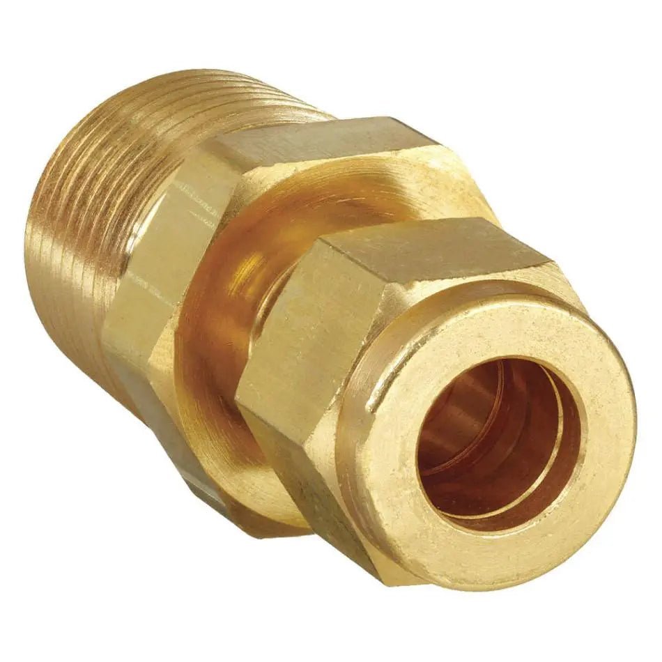 MALE CONNECT 1/4" TC2004 BRASS - GRAHAMS HARDWARE