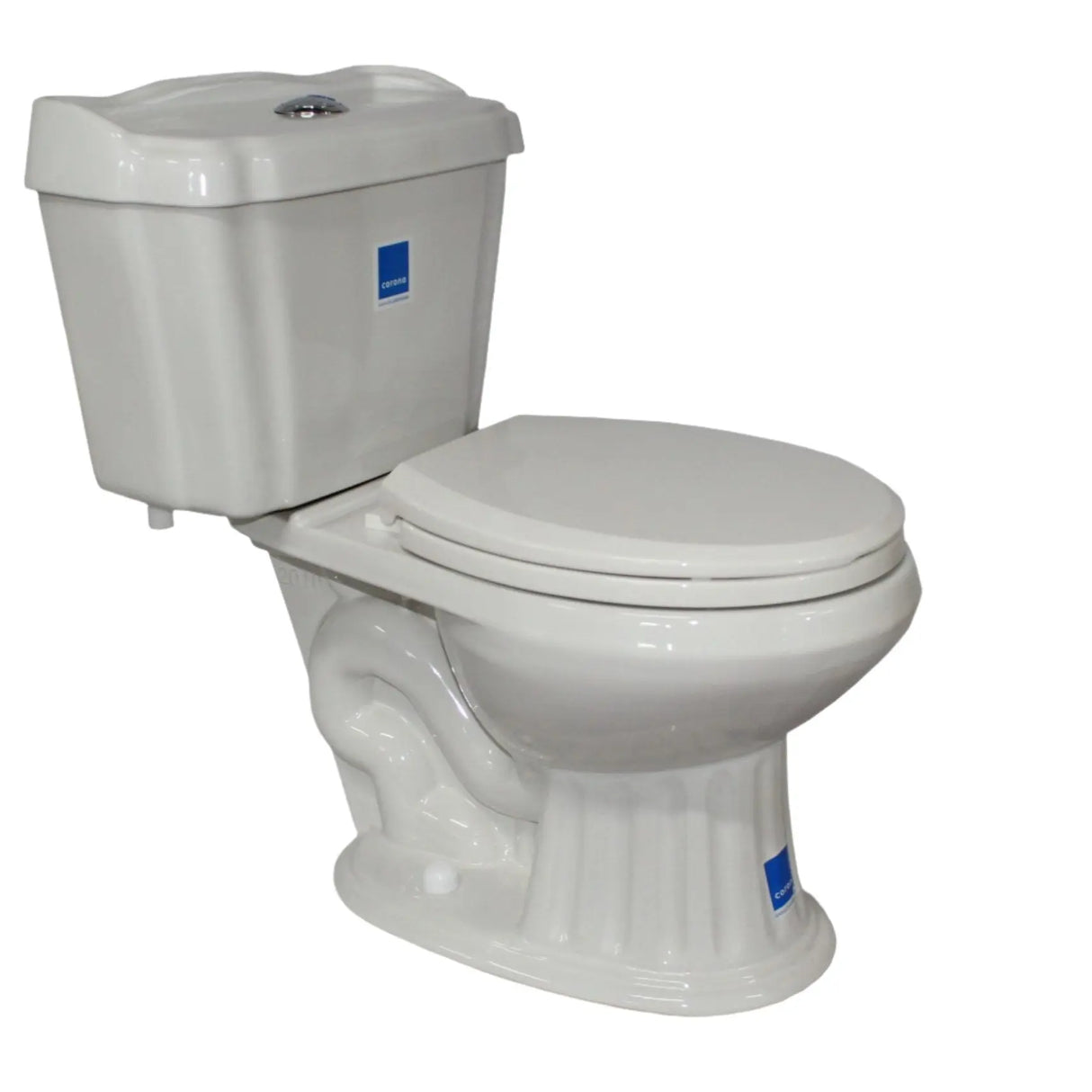 Mazara White Round Toilet - Complete - GRAHAMS HARDWARE