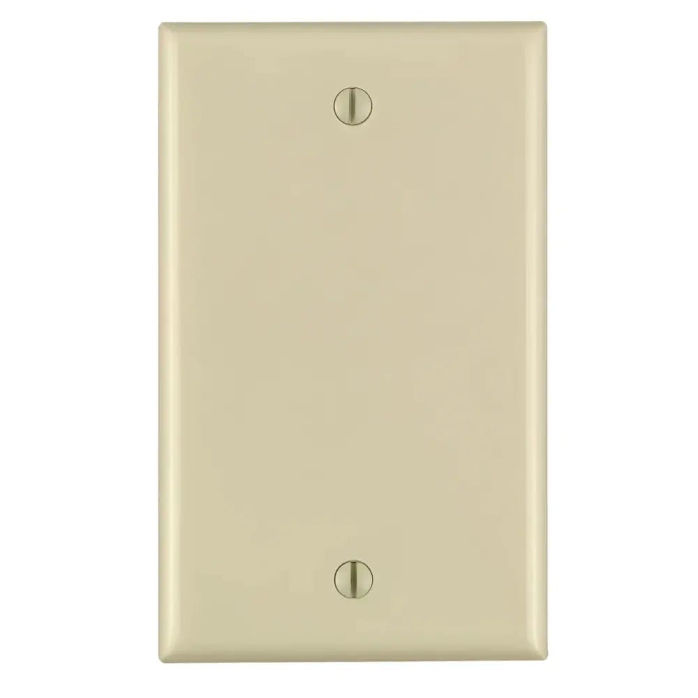 PVC BLANK COVER IVORY - GRAHAMS HARDWARE