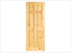 Pine Door 6 Panel 24x80 - GRAHAMS HARDWARE