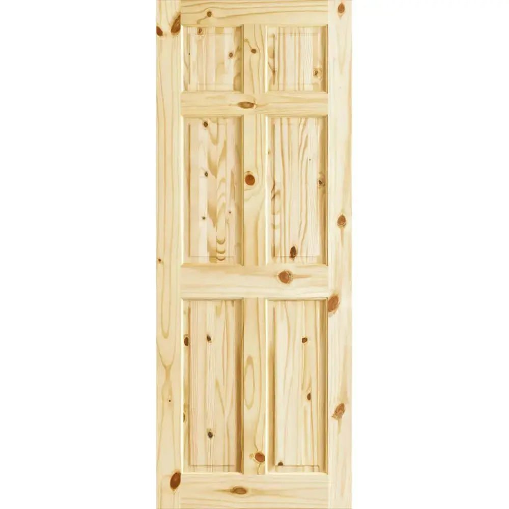 Pine Door 6 Panel 30x80 - GRAHAMS HARDWARE