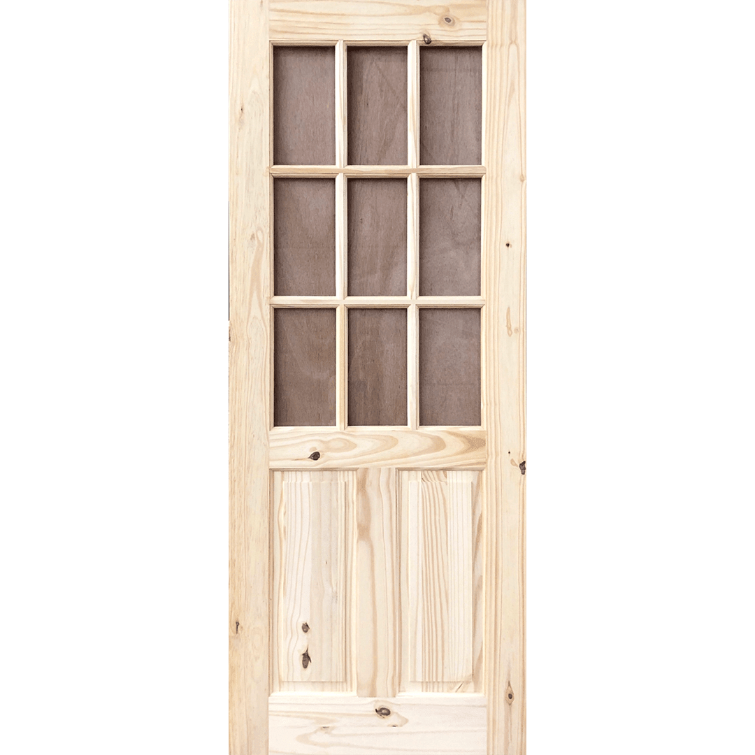 Pine Door Half French 24x80 - GRAHAMS HARDWARE