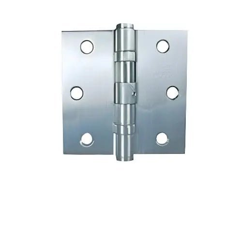 STEEL HINGES 4"X 3"X 2.5MM CHROME BROWNS - GRAHAMS HARDWARE
