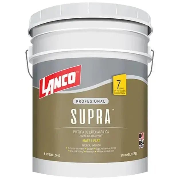 SUPRA ENAMEL PASTEL 5 GALLON - GRAHAMS HARDWARE