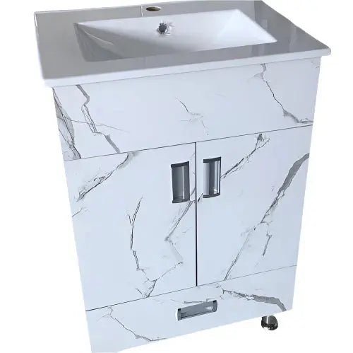 VANITY CALACATTA 60CM WHITE - GRAHAMS HARDWARE