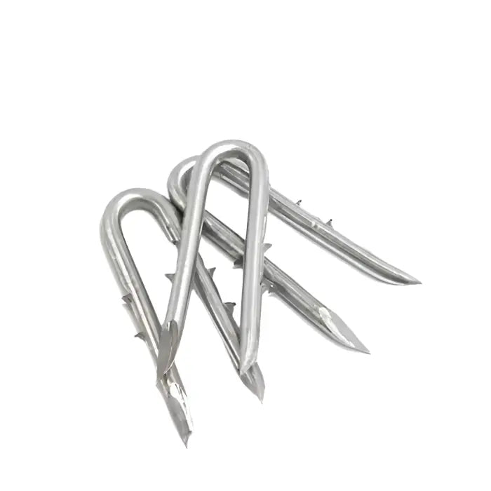 BARB WIRE STAPLES 1 1/4X9G.