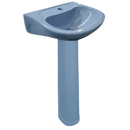 BASIN PEDESTAL ACUACER BLUE.