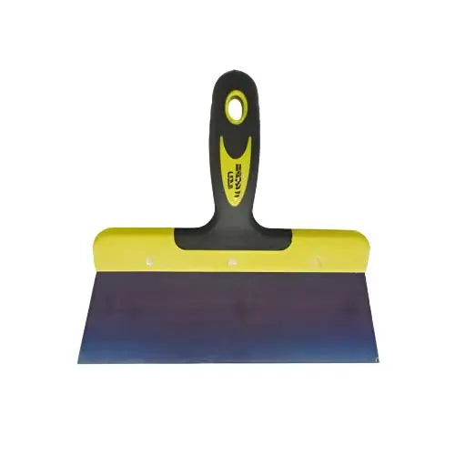 TAPING KNIFE 8" BLUE STEEL BROWNS.