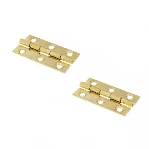 BUTT HINGES 2" BRASS.