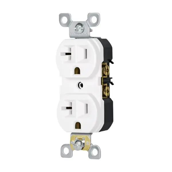 3PIN FLUSH TAMPER PLUG WHITE.