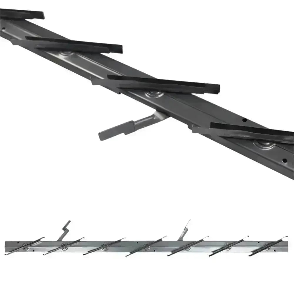 4 BLADE GLASS LOUVRE FRAME.