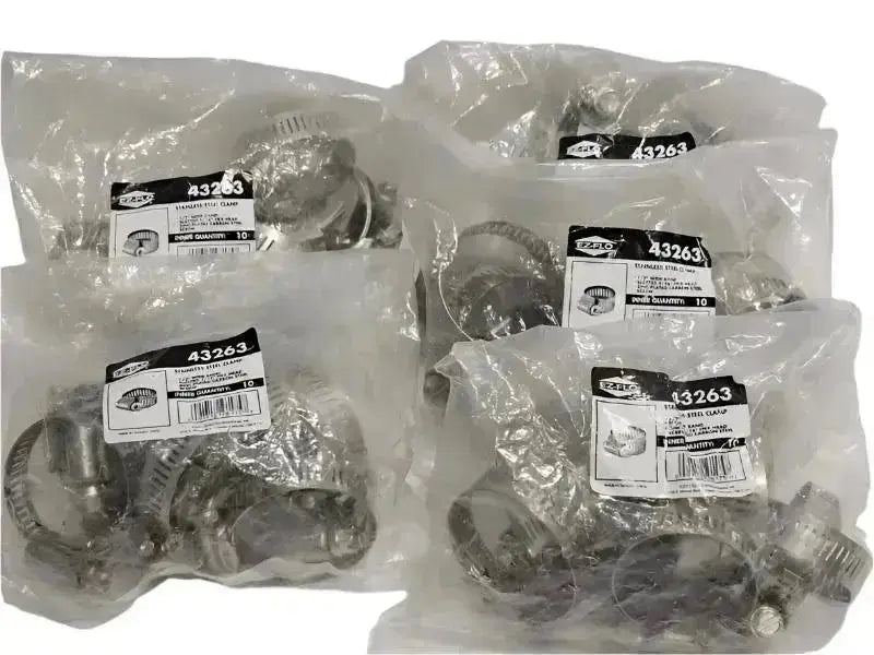 HOSE CLAMP 7/32-5/8 EZ-FLO SS#4.