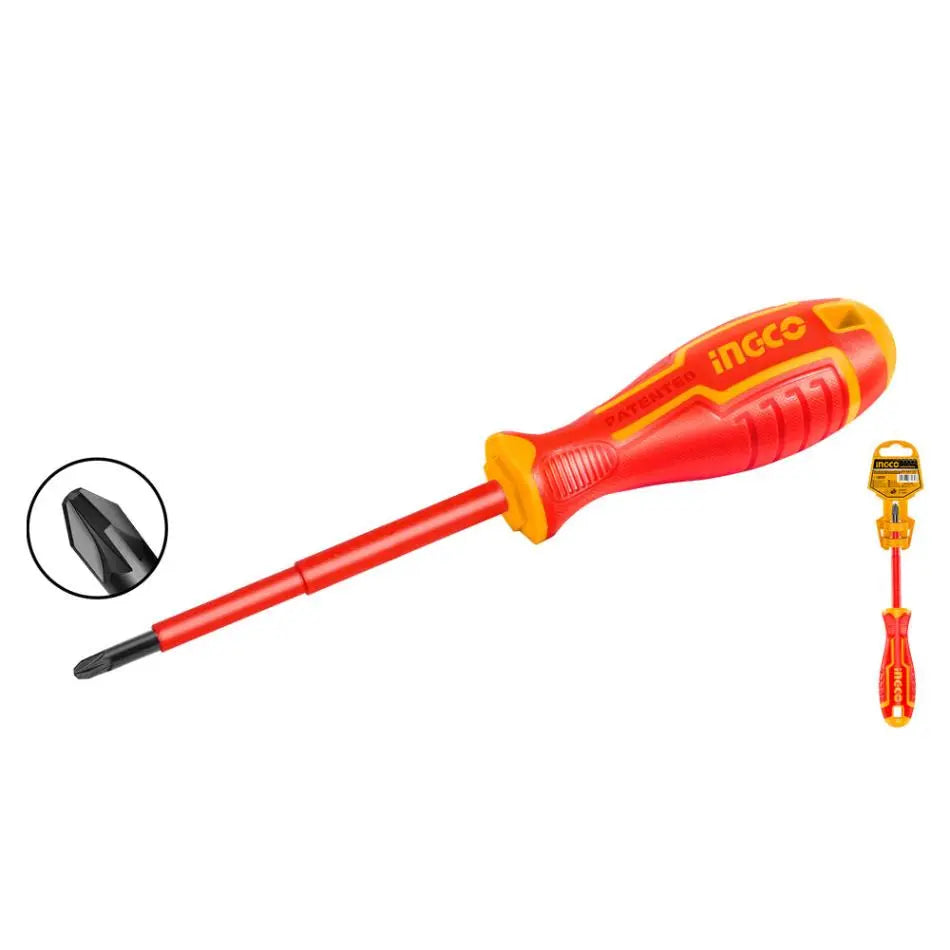 SLOTTED INSULATED SCREWDRIVER SL5.5X125MM.