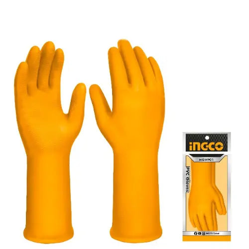 GLOVES HGVP01 PVC LARGE.