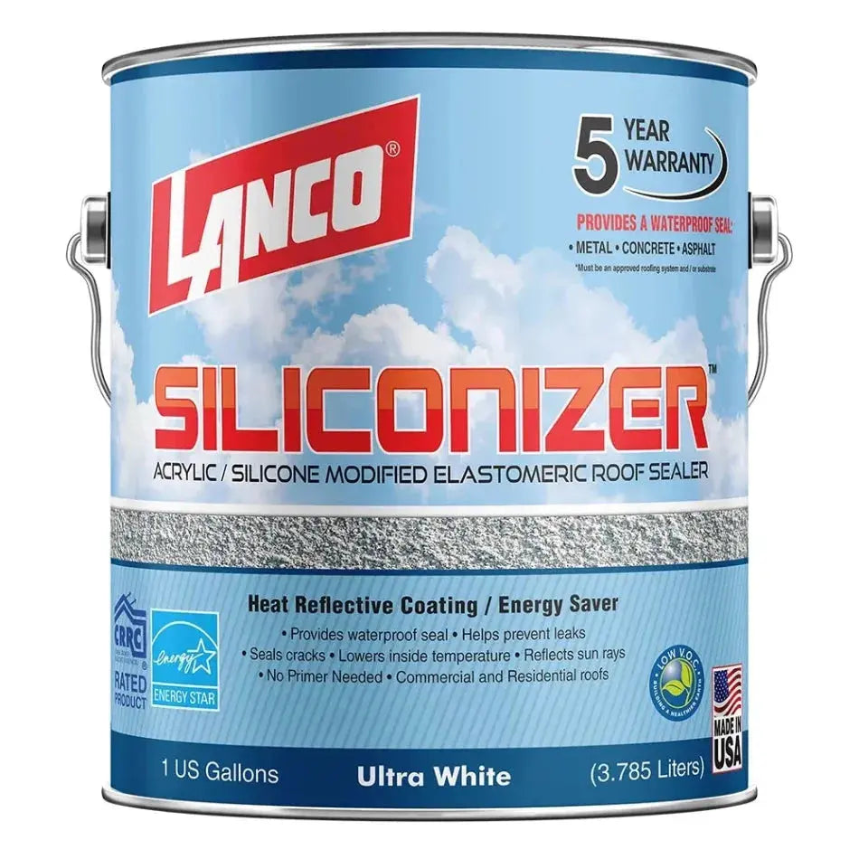 SILICONIZER ROOF COATING 5 GALLON RED.