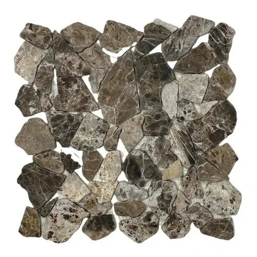 TILE MOSAIC SHOWER STONE 12X12.