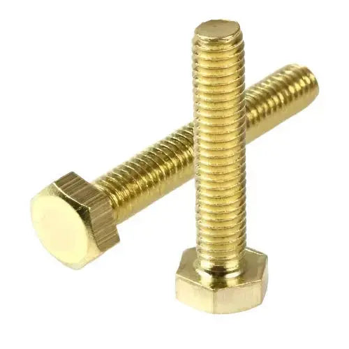 BRASS NUT & BOLT 3/16X1".