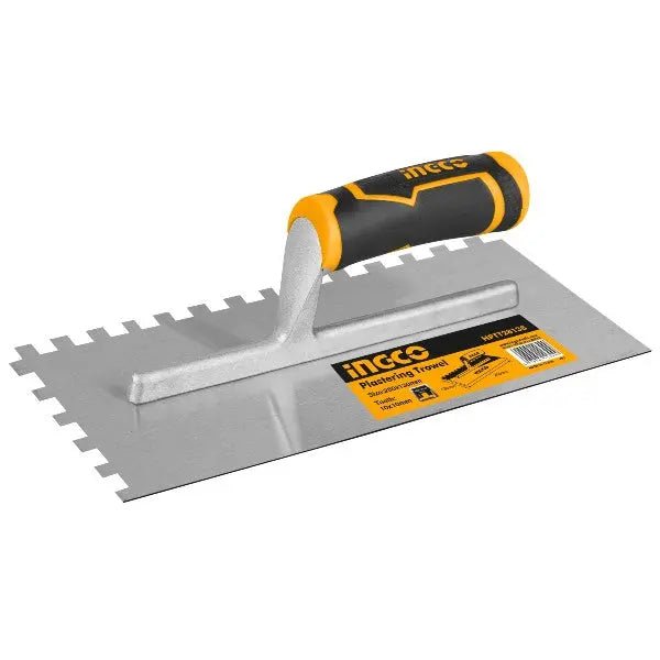 PLASTERING TROWEL INGCO WITH TEETH - GRAHAMS HARDWARE