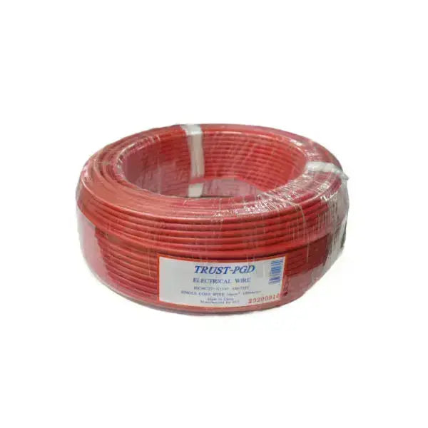 SINGLE WIRE RED 10MM.