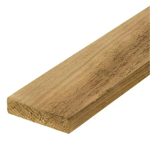 LUMBER 1X3X12 ROUGH TREATED.