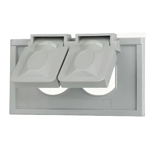 PLUG COVER WEATHER PROOF/GREY.