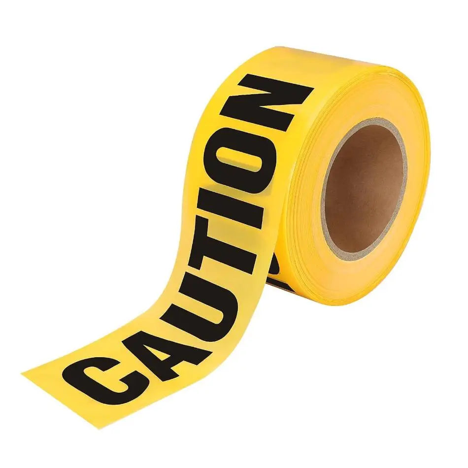 CAUTION TAPE YELLOW 3"X300FT.