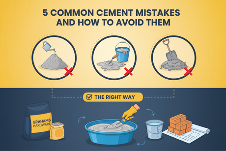 Avoid common cement mistakes with our easy guide to ensure strong and lasting concrete results every time.