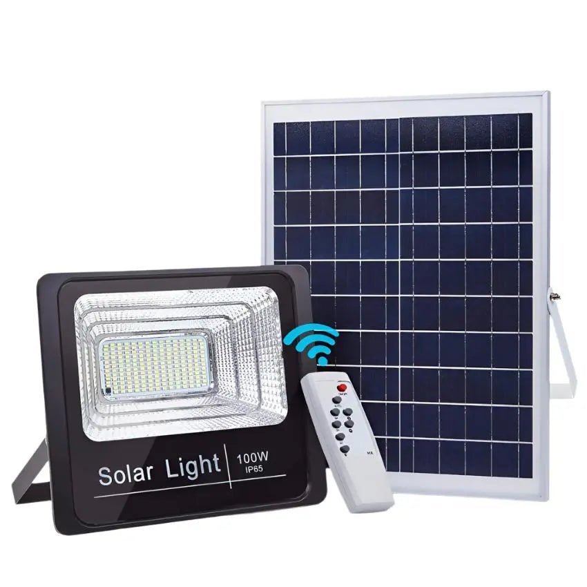 100W SOLAR FLOOD  LAMP - GRAHAMS HARDWARE