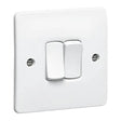2 GANG 1 WAY PLATE SWITCH - GRAHAMS HARDWARE