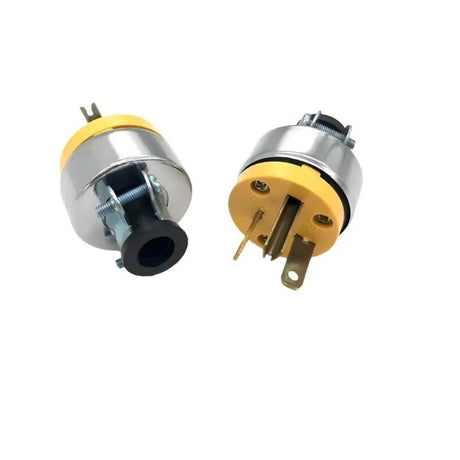 3 PIN HD MALE PLUG METAL - GRAHAMS HARDWARE