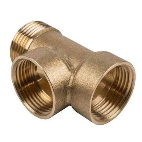 3 WAY BRASS CONNECTOR - GRAHAMS HARDWARE