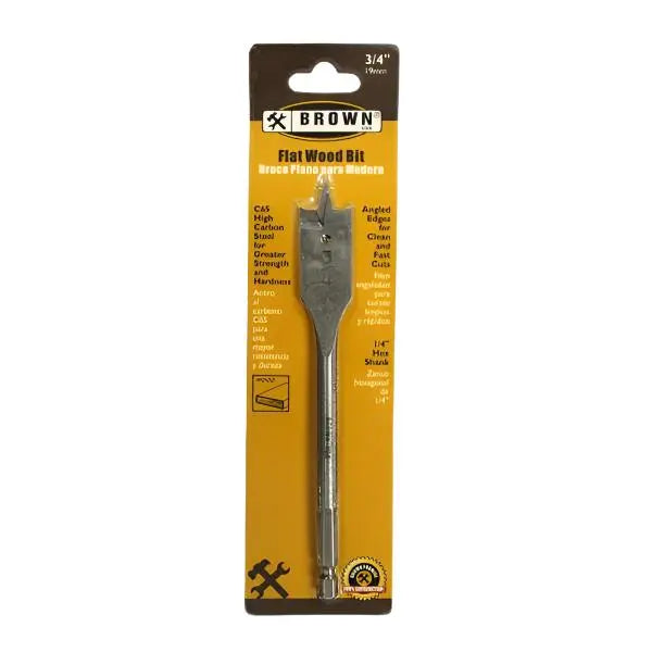 FLAT WOOD BIT 3/4" FWB0034