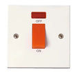 45A 1G COOKER SWITCH WITH NEON - GRAHAMS HARDWARE