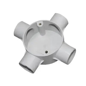 BEZA BOX 4 WAY 20MM PVC GRAHAMS HARDWARE.