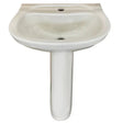BASIN PEDESTAL BONE ACUACER - GRAHAMS HARDWARE