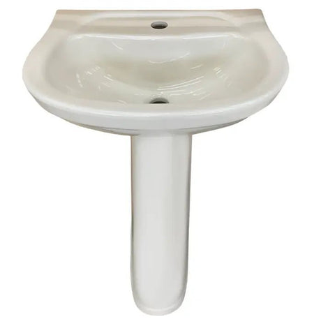 BASIN PEDESTAL BONE ACUACER - GRAHAMS HARDWARE