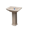 BASIN PEDESTAL BONE PIAMONTE - GRAHAMS HARDWARE